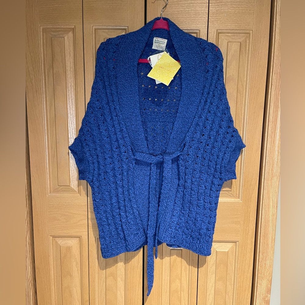 NWT Kilronan Knitwear Merino Wool Cardigan